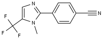 CAS#2098215-72-4|4- (1-метил-5- (трифторуметил) -1h-imidazol-2-іл) бензонітрил
